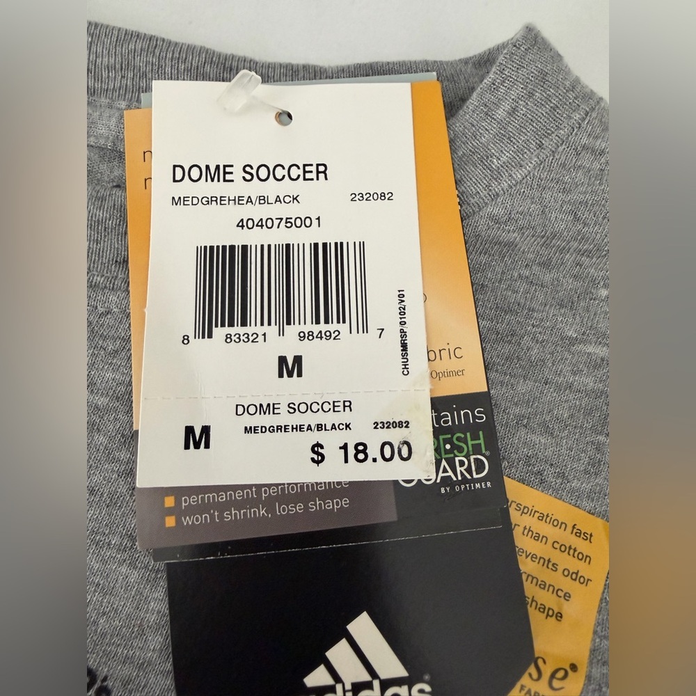 Adidas Kids Boys Gray Soccer Graphic Tee nwt - Picture 15 of 16